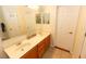 Bright bathroom with double sinks, vanity, and large mirrors at 742 Seneca Meadows Rd, Winter Springs, FL 32708