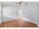 Bedroom with wood flooring, closet and vaulted ceilings at 1221 Thunder Trl, Maitland, FL 32751