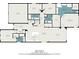 Detailed floor plan showcasing the layout of this spacious home with multiple bedrooms and living areas at 13557 Parkfield Way, Winter Garden, FL 34787