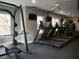 Fitness center with treadmills, weight machines, multiple TVs and ample workout space with great natural light at 204 E South St # 2052, Orlando, FL 32801