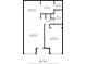 One bedroom floor plan showing a total of 723 sq ft at 208 Diamond Cv # 104, Casselberry, FL 32707