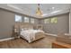 Main bedroom boasts hardwood floors and a neutral color palette at 2309 Depauw Ave, Orlando, FL 32804