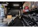 View of dumbbell rack and other gym equipment in home gym at 2309 Depauw Ave, Orlando, FL 32804