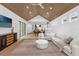 Spacious living room with vaulted wood ceiling and open concept design at 2309 Depauw Ave, Orlando, FL 32804