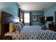 Primary bedroom with king-size bed, nightstands, and TV at 2553 Dharma Cir, Kissimmee, FL 34746