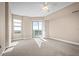 Spacious bedroom with sliding glass doors and a view at 2801 S Ridgewood Ave # 807, South Daytona, FL 32119