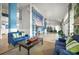 Spacious lobby with comfortable seating and large art at 2801 S Ridgewood Ave # 807, South Daytona, FL 32119