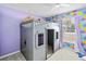 Bedroom with gray playhouse bed and mermaid walls at 3450 Clingman St, Deltona, FL 32738