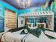 Fun ' bedroom with twin beds, murals, and playful decor at 3798 Lana Ave, Davenport, FL 33897