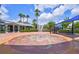 Community splash pad with fountain, picnic tables, and a playground nearby at 4912 Atwood Dr, Orlando, FL 32828