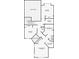 Upstairs floor plan featuring bedrooms and a primary suite with closets and bathrooms at 7189 Regina Way, Orlando, FL 32819