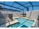 Sparkling pool with a screened enclosure, offering a private backyard oasis at 9023 Dogleg Dr, Davenport, FL 33896