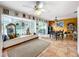 Bright dining area featuring natural light and backyard views at 9263 Lake Lotta Cir, Gotha, FL 34734
