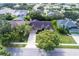 Bird's-eye view of a house in a residential neighborhood at 14872 Faversham Cir, Orlando, FL 32826