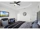 Bright bedroom with TV and ample space at 2089 Camden Loop, Davenport, FL 33837