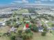 Aerial view showing home's location in a quiet residential neighborhood at 2770 Windsong Ln, St Cloud, FL 34772