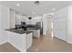 Modern kitchen with stainless steel appliances and an island at 3291 Pawleys N Loop, St Cloud, FL 34769