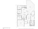 Detailed floor plan showcasing the layout of the house, including bedrooms, kitchen, and living areas at 369 Belhaven Falls Dr, Ocoee, FL 34761