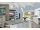 Stylish kitchen with a large center island, modern appliances, and natural lighting at 4154 Equestrian Ln, Windermere, FL 34786