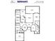 Detailed floor plan of home layout including the sunroom, great room, kitchen and owner's suite at 530 Sanctuary Blvd, Winter Haven, FL 33881