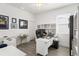 Bright home office featuring white walls and cabinetry and modern technology at 530 Sanctuary Blvd, Winter Haven, FL 33881