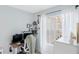 Home office with two monitors, desk, and window with blinds at 625 Greencove Ter # 123, Altamonte Springs, FL 32714