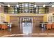 Community lobby with large wooden doors at 911 N Orange Ave # 448, Orlando, FL 32801