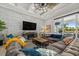 Inviting living room features comfortable seating and large windows offering picturesque views of the outdoors at 1015 Jack Nicklaus Ct, Kissimmee, FL 34747