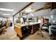 Spacious workshop with ample storage, bright lighting and work tables at 1050 Bob White Trl, Chuluota, FL 32766