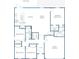 Four-bedroom, two-bathroom house with a two-car garage at 110 Rosedale Dr, Deltona, FL 32738