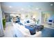 Open concept living and dining area with kitchen access at 110 Rosedale Dr, Deltona, FL 32738
