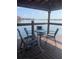 Covered gazebo on lake dock offering scenic water views and a tranquil seating area at 2500 Lee Rd # 202, Winter Park, FL 32789