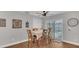 Bright dining room with a view of the pool, perfect for Gathering meals and entertaining guests at 2783 Trommel Way, Sanford, FL 32771