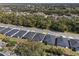 Aerial view showcasing home's location in a residential neighborhood at 2896 Lingo Ln, Orlando, FL 32822