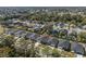 Aerial view showcasing home's location in a residential neighborhood at 2896 Lingo Ln, Orlando, FL 32822