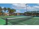 Well-maintained tennis court near a lake at 3071 Beach Palm Ave, Kissimmee, FL 34747