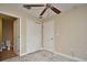 Bedroom with private bathroom access and carpet at 4220 Messina Dr, Lake Mary, FL 32746