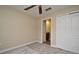 Bedroom with private bathroom and double closets at 4220 Messina Dr, Lake Mary, FL 32746