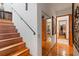 Mirrored closet doors and wooden staircase at 5800 N Dean Rd, Orlando, FL 32817