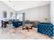 Spacious living area featuring dining area, vaulted ceilings, and ample seating at 8130 Yellow Crane Dr, Kissimmee, FL 34747