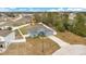 Aerial view of a single-Gathering home with a fenced yard at 2011 Begonia Way, Poinciana, FL 34759