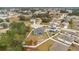 Aerial view of the house and surrounding community at 2011 Begonia Way, Poinciana, FL 34759