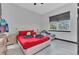 Bedroom with a double bed, bedside tables and a window seat at 247 Hampton Loop, Davenport, FL 33837