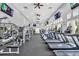 Community gym with state-of-the-art fitness equipment and ceiling fans at 247 Hampton Loop, Davenport, FL 33837
