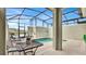 Relaxing private pool and patio with seating area at 3097 Pequod Pl, Kissimmee, FL 34746