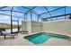 Enjoy this private screened pool and patio area at 3097 Pequod Pl, Kissimmee, FL 34746