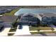 Aerial view of house and neighborhood at 4390 Bull St, St Cloud, FL 34772