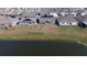 Aerial view of house and lake at 4390 Bull St, St Cloud, FL 34772