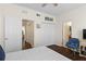 Bedroom with double bed and ensuite bathroom at 4713 Anson Ln, Orlando, FL 32814