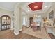 Dining room with a chandelier and a cabinet at 1012 Everest St, Clermont, FL 34711